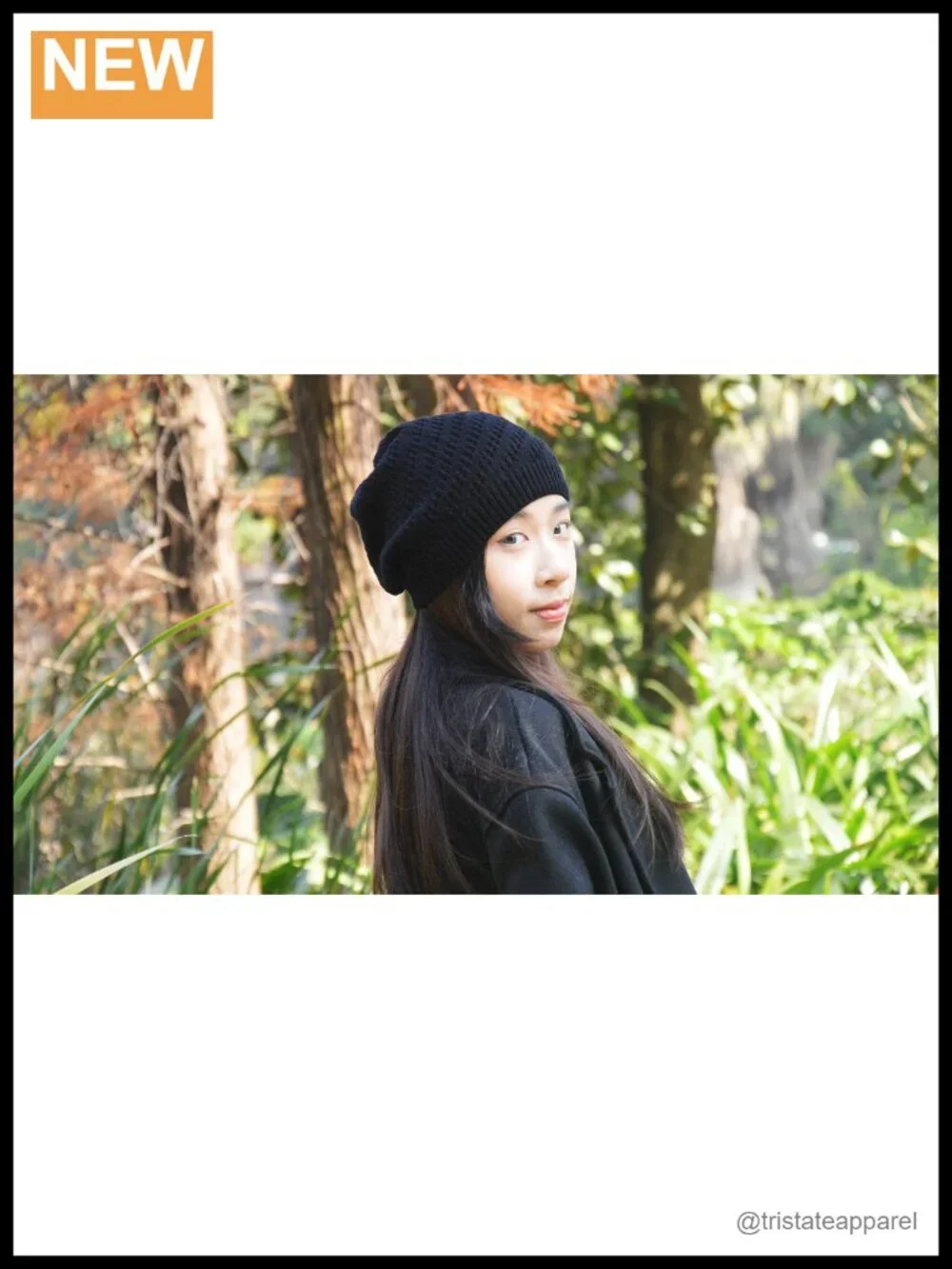 Crochet Beanie Hat Women Slouchy Lightweight Knit Skull Cap 22-23.2in